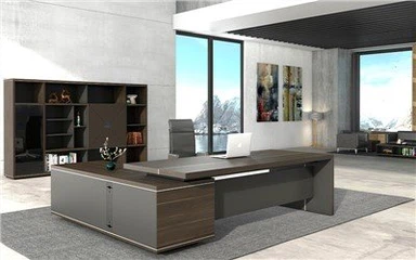 Leather Egzekitif Table